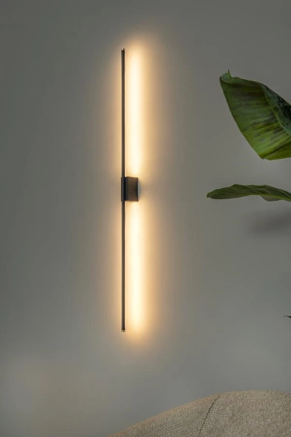 Lucide Premium MARNIK - Wall light - LED Dim. - CCT - 1x18W 2700K/4000K - Black - atmosphere 1